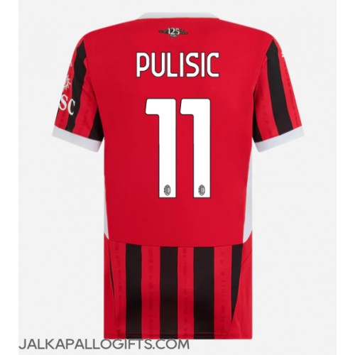 AC Milan Christian Pulisic #11 Kotipaita Naiset 2024-25 Lyhythihainen